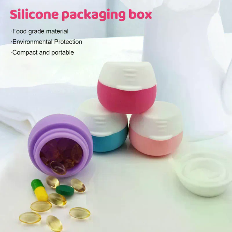 Body Jewelry Jewelry Box - 20 ml Tragbare Silikon Reise Gläser
