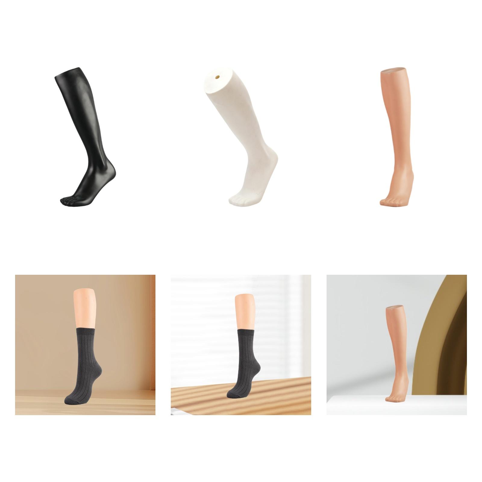 Body Jewelry Stores - Socken-Präsentationsmodell PVC-Fußmodell Beinständer für Strümpfe Schmuck
