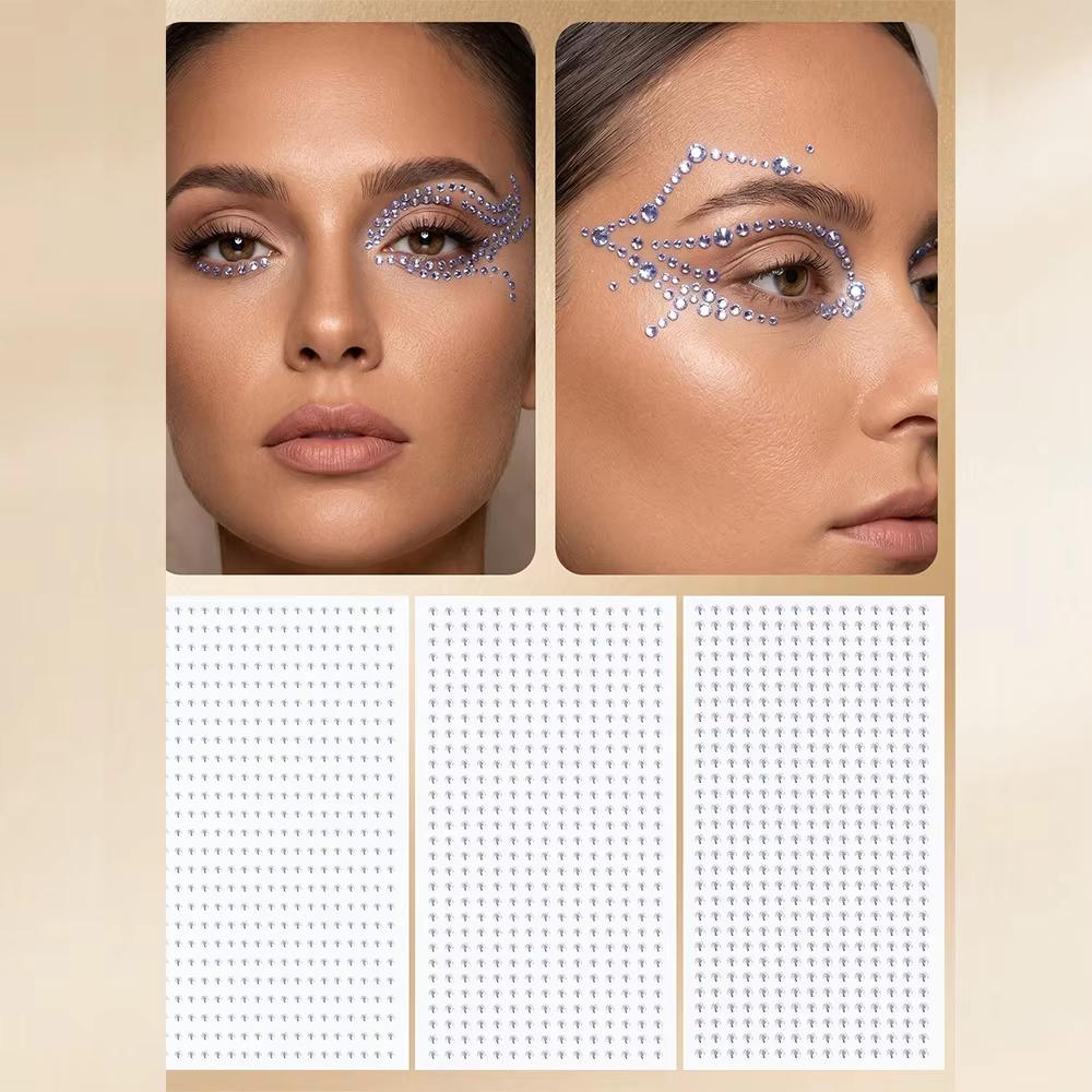 Body Jewelry Nose - Künstliche Nasenringe, Gesichts- und Haarsteine, Selbstklebende