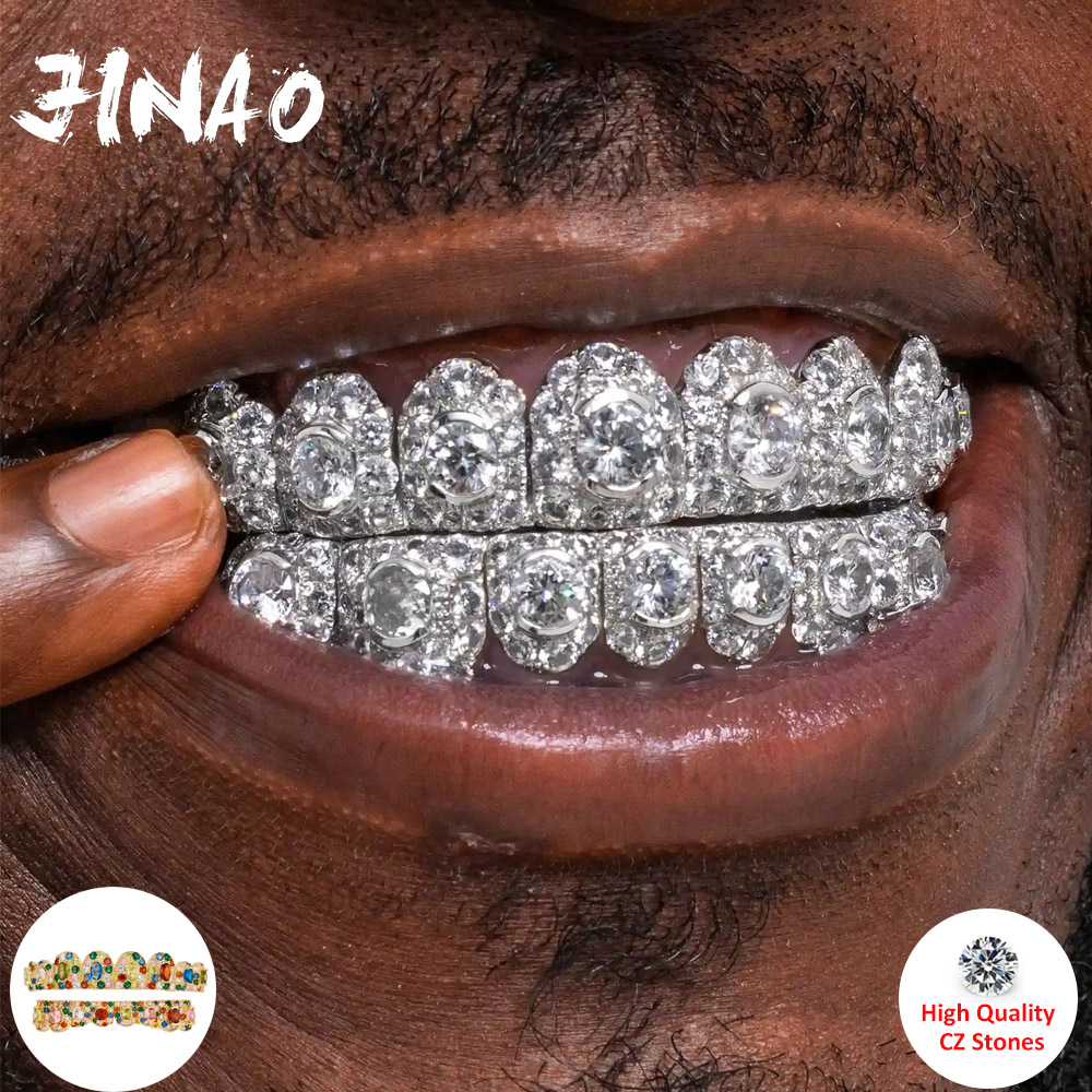 Body Jewelry Changing Kit - JINAO Hip-Hop Vollständig mit Steinen Besetzter