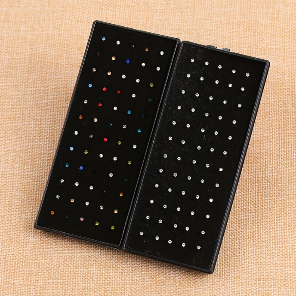 60 Stück Nasenring-Set, Ohrste – Body Jewelry Stores Bewertung und Preis