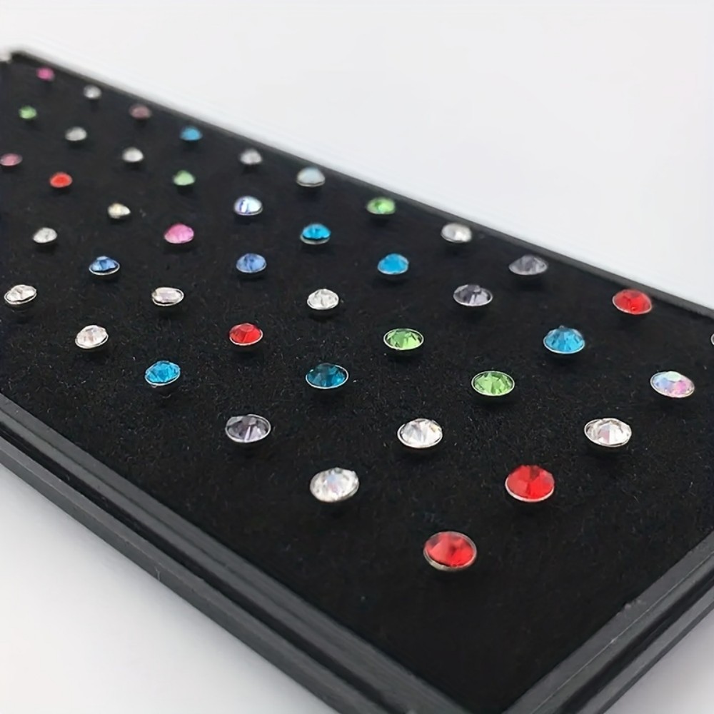 60 Stück Nasenring-Set, Ohrste – Body Jewelry Stores Bewertung und Preis