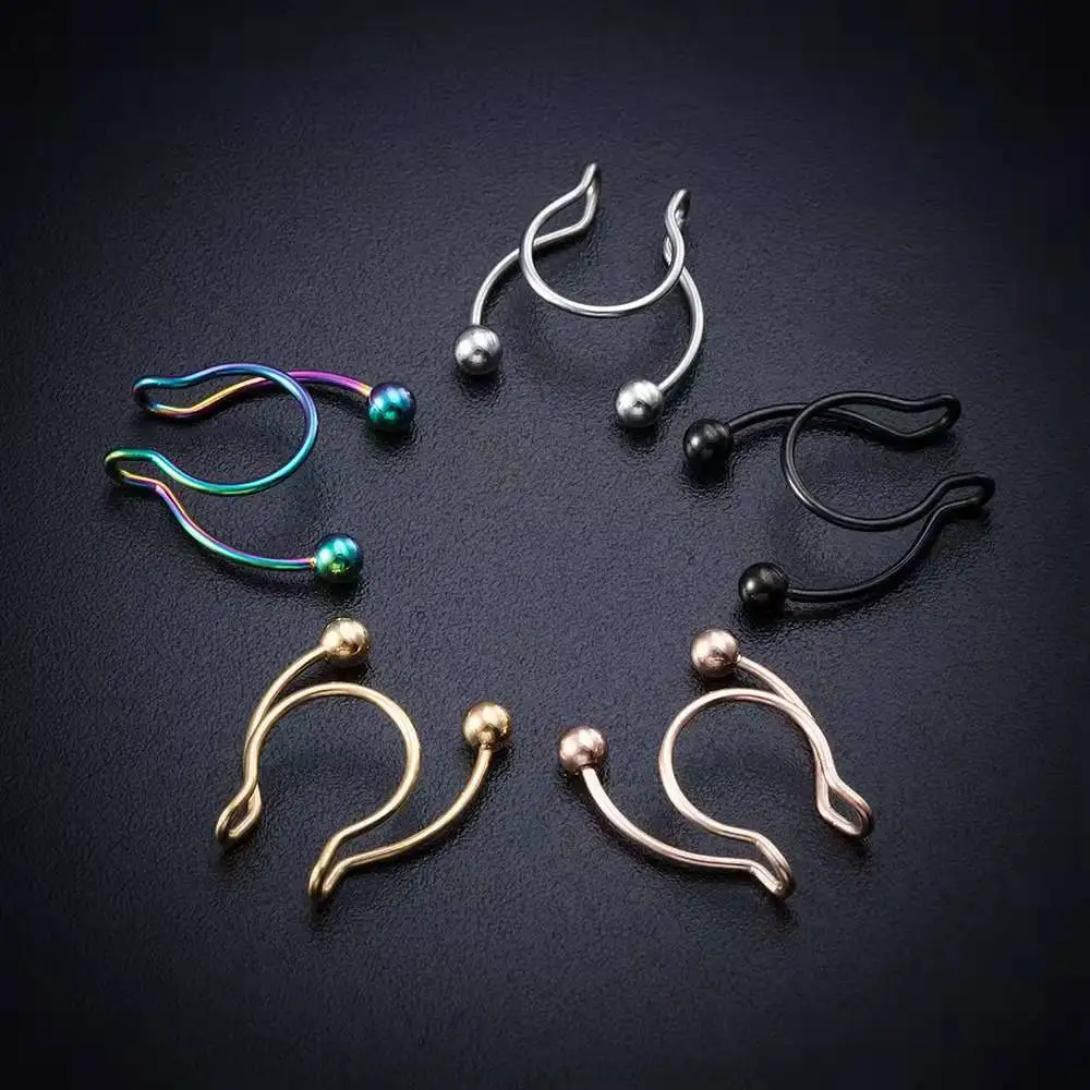 U-förmiger gefälschter Nasenri – Body Jewelry Nose Bewertung und Preis