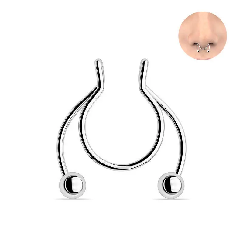 U-förmiger gefälschter Nasenri – Body Jewelry Nose Bewertung und Preis