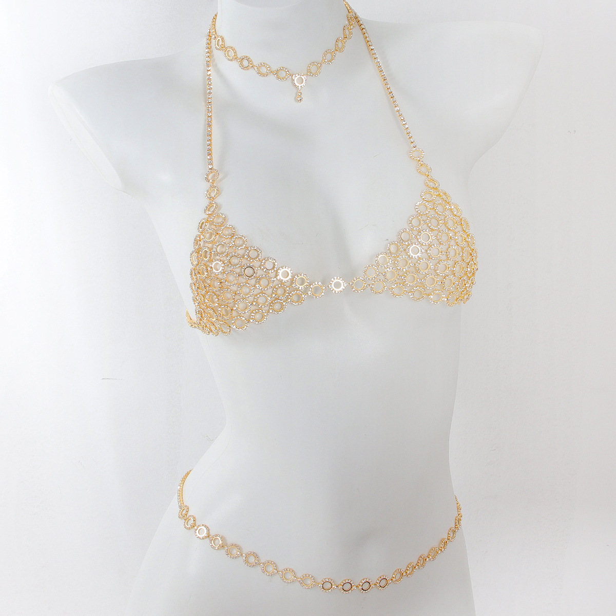 Modische kreisförmige Spleißen – Body Jewelry Waist Chains Bewertung und Preis