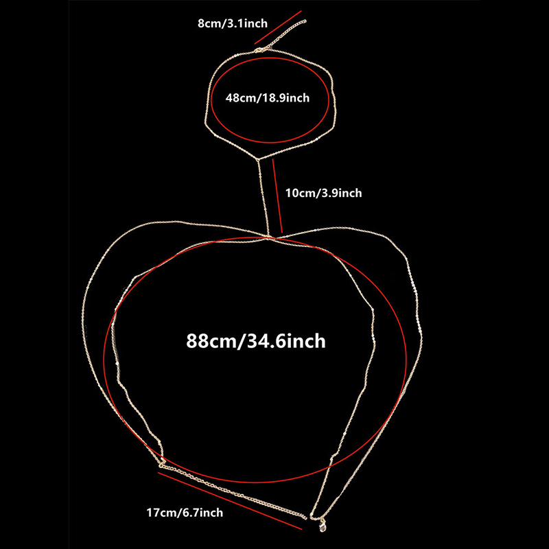 Körpers chmuck sexy Brust kett – Body Jewelry Luxury Bewertung und Preis