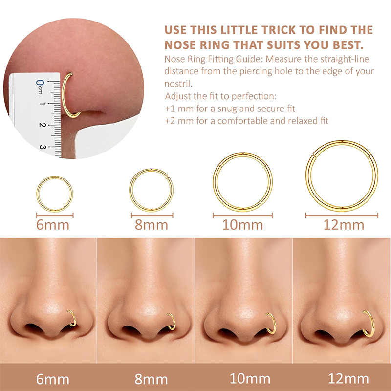 16G 316L Chirurgischer Stahl K – Body Jewelry Nose Bewertung und Preis