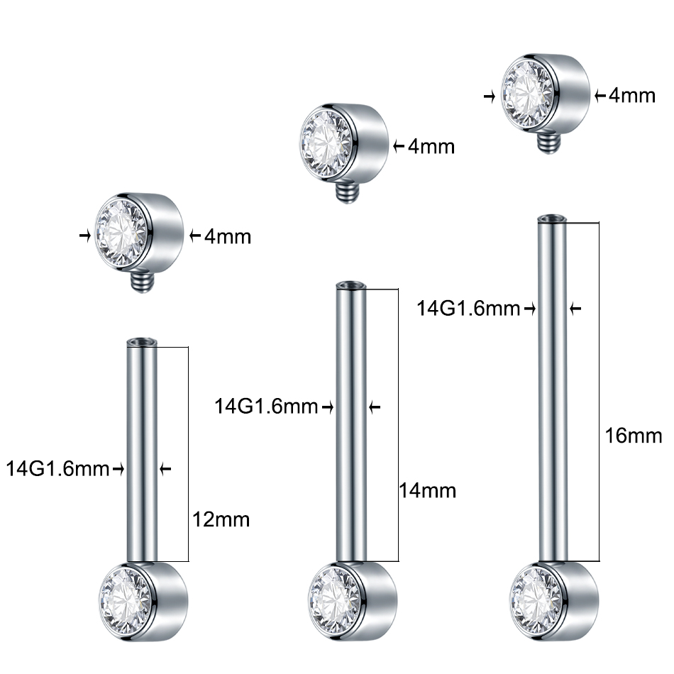 1/5 stücke Implantat qualität  – Body Jewelry Changing Kit Bewertung und Preis