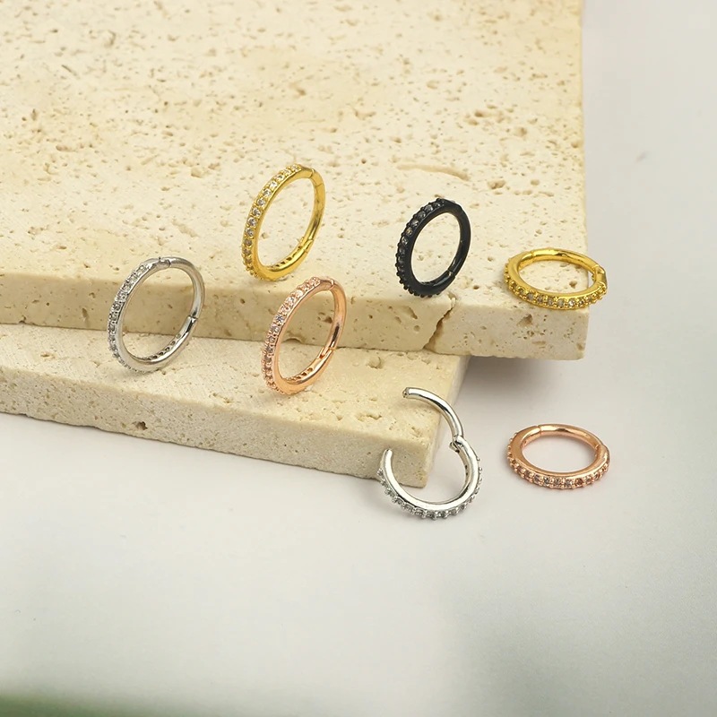 16G Klarer CZ Nasenring Hoop a – Body Jewelry Nose Bewertung und Preis