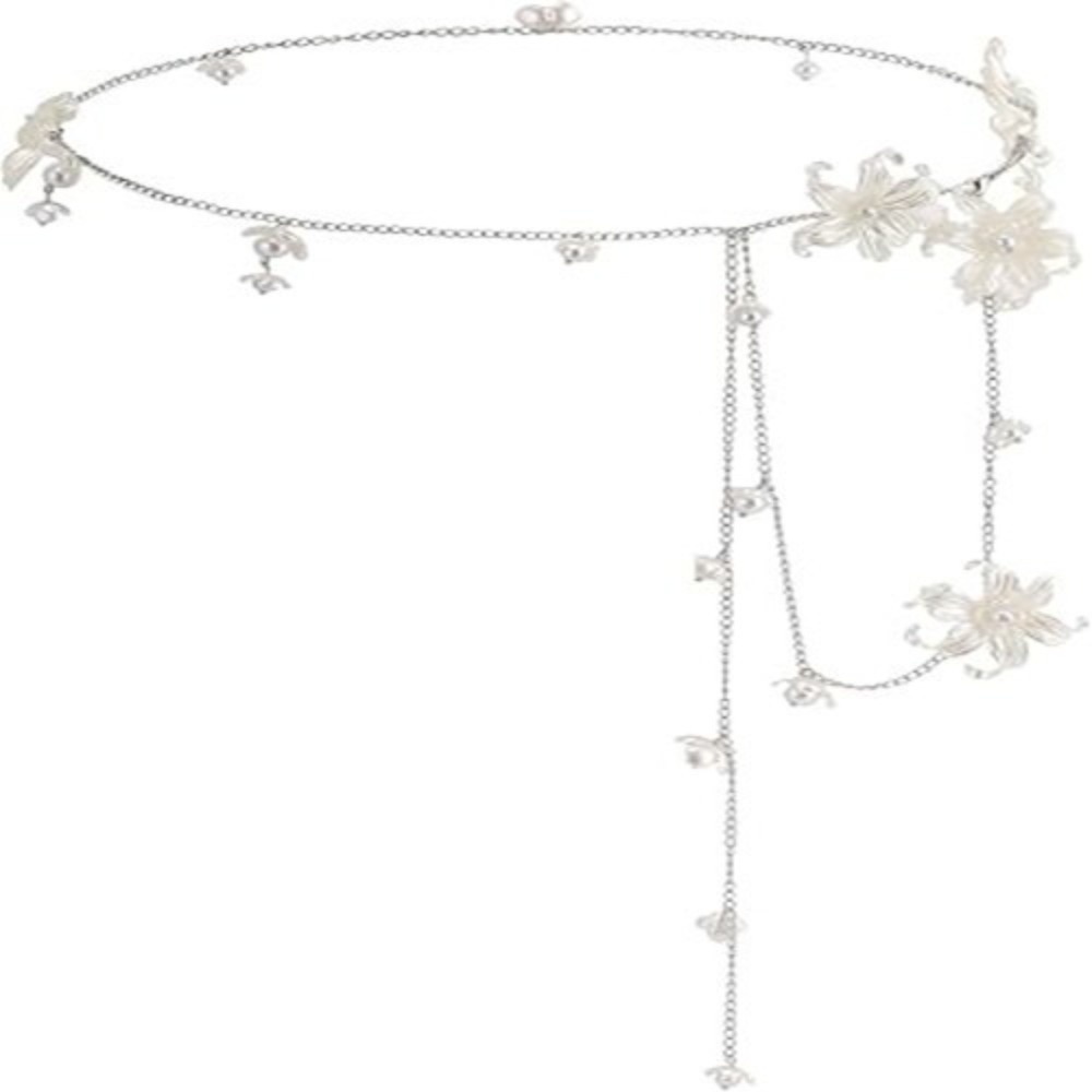 Modische Y2K Blumen-Taillenket – Body Jewelry Waist Chains Bewertung und Preis