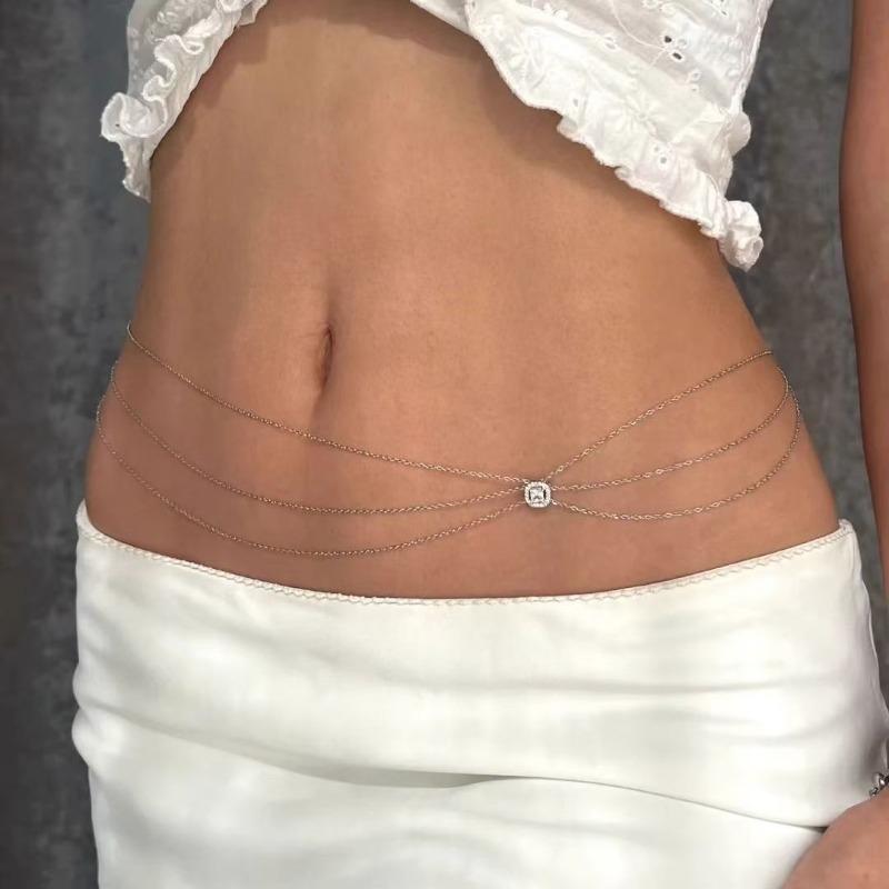 Sommer Heißer Metall-Taillenri – Body Jewelry Luxury Bewertung und Preis