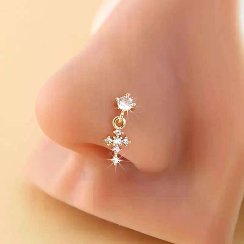 Hängende Nasenringe für Frauen – Body Jewelry Nose Bewertung und Preis