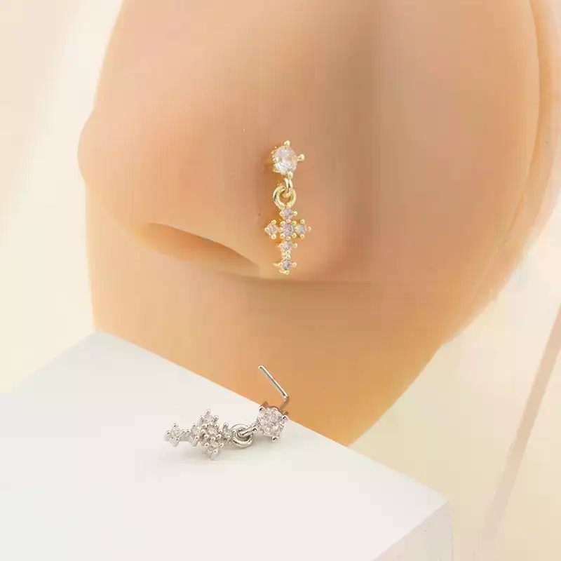 Hängende Nasenringe für Frauen – Body Jewelry Nose Bewertung und Preis