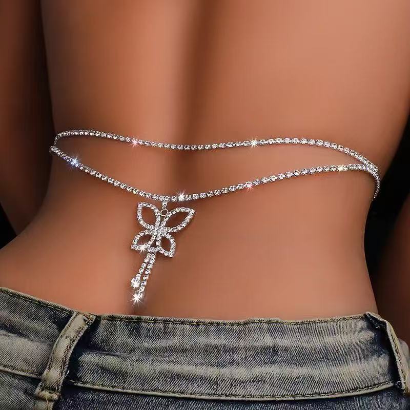 Luxuriöse Strass-Doppelketten- – Body Jewelry Luxury Bewertung und Preis