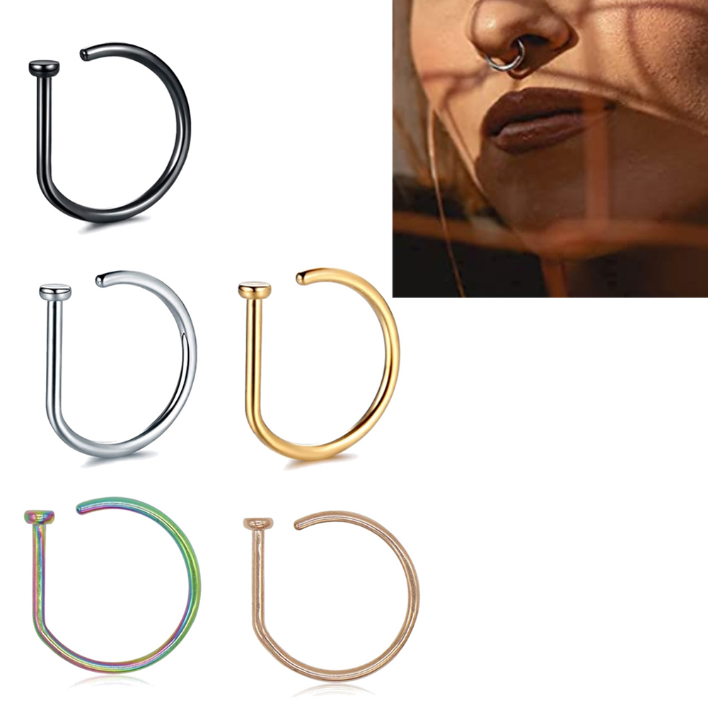 1pc Frau Mann gefälschte Nasen – Body Jewelry Nose Bewertung und Preis