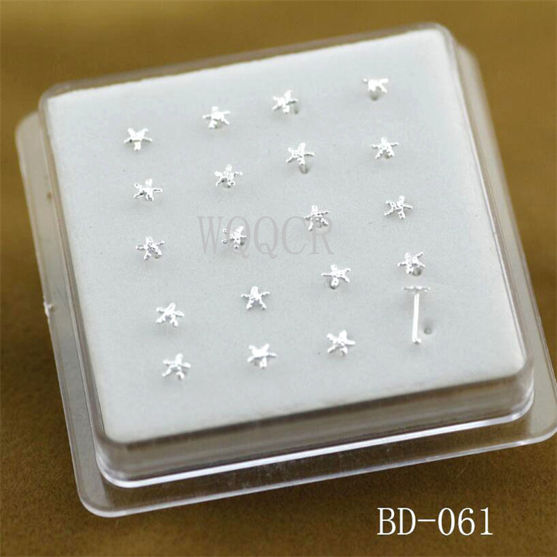 20 Stück/Box Mattierte Sternfö – Body Jewelry Jewelry Box Bewertung und Preis