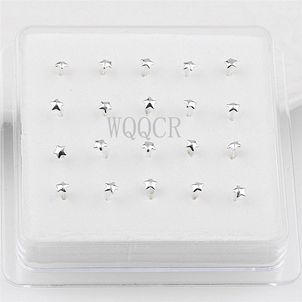 20 Stück/Box Mattierte Sternfö – Body Jewelry Jewelry Box Bewertung und Preis