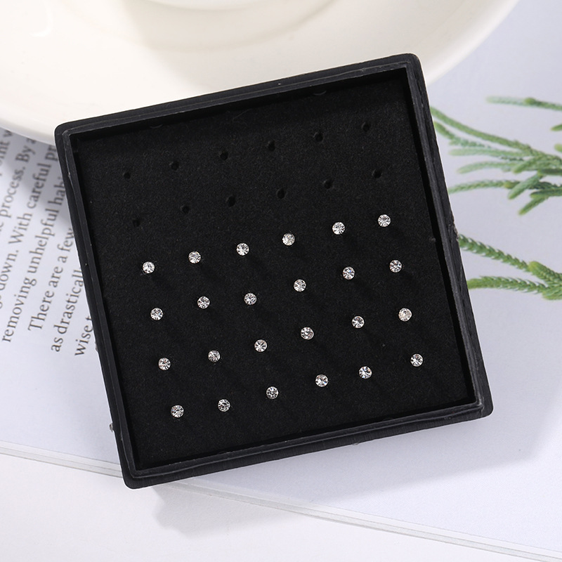 24 teile/schachtel Kristall Na – Body Jewelry Jewelry Box Bewertung und Preis