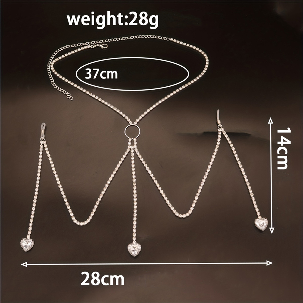 Exquisite Mode glänzenden Stra – Body Jewelry Luxury Bewertung und Preis