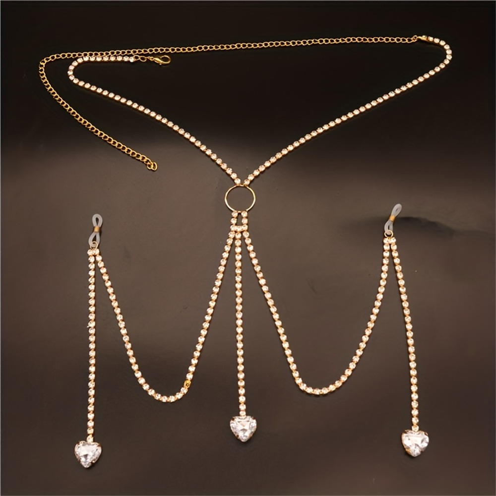Exquisite Mode glänzenden Stra – Body Jewelry Luxury Bewertung und Preis