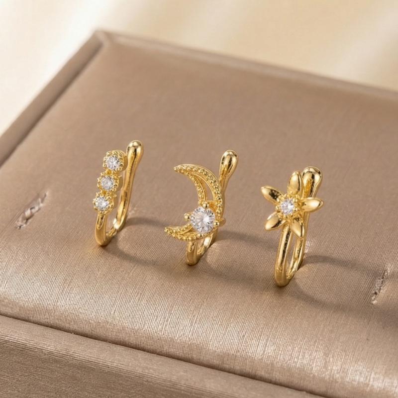 3-teiliges Retro-Luxus-Nasenkl – Body Jewelry Nose Bewertung und Preis