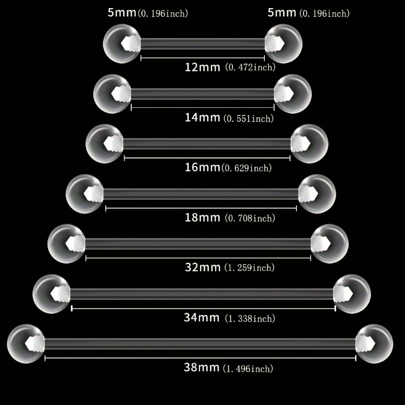 JKC Store 10-teiliges Acryl-La – Body Jewelry Stores Bewertung und Preis