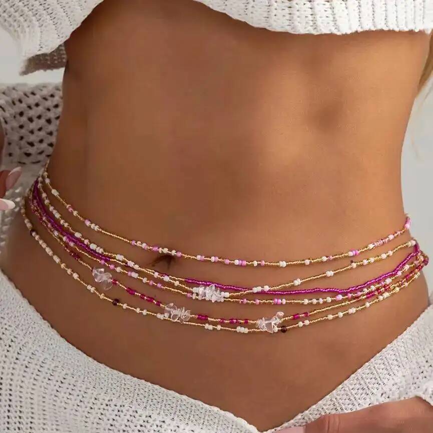 SHIXIN 6-teiliges Set Boho Bun – Body Jewelry Waist Chains Bewertung und Preis